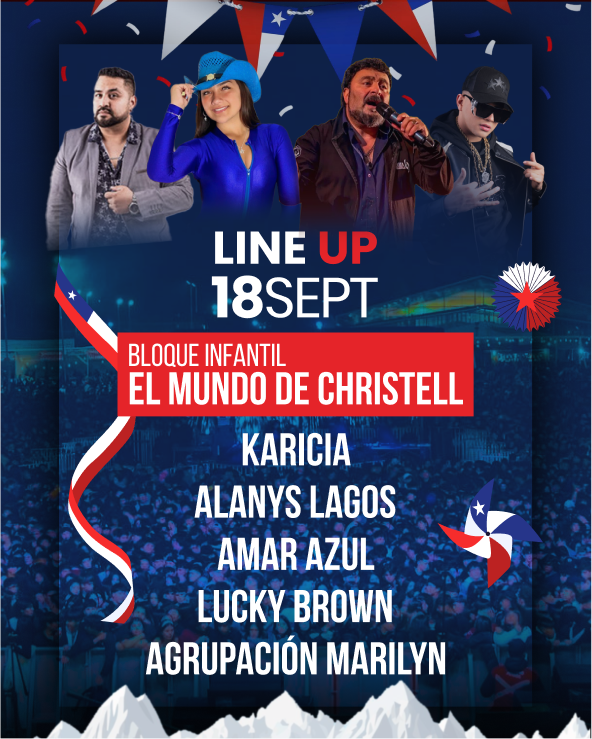 Line Up 18 de Septiembre
