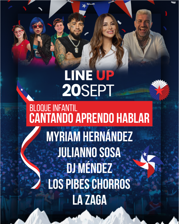 Line Up 20 de Septiembre