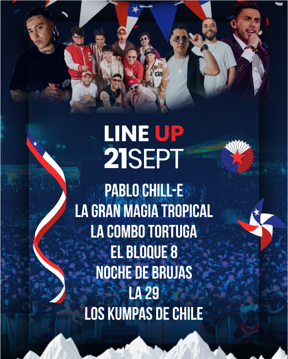 Line Up 21 de Septiembre