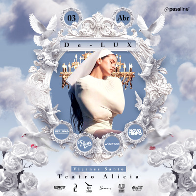 De-Lux 🕊️​🤍 Teatro Alicia📍​ 3 Abril // Viernes Santo  ✝️​