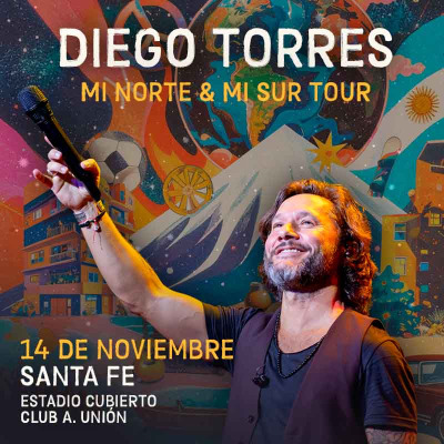 Flyer de Diego Torres