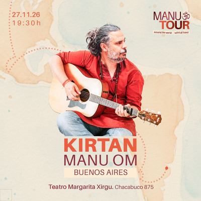 Flyer de Kirtan Manu Om