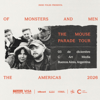 Flyer de OF MONSTERS AND MEN