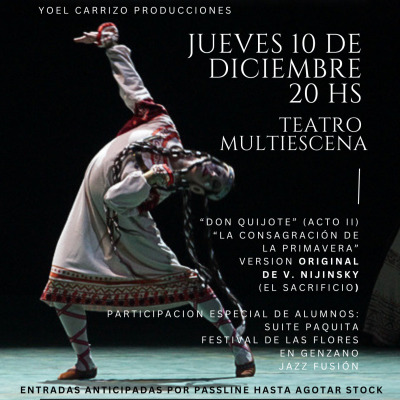 Flyer de Gala Coreográfica - Temporada 2026