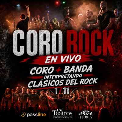 Flyer de CORO ROCK festeja sus 10 años - 1 noviembre 2026