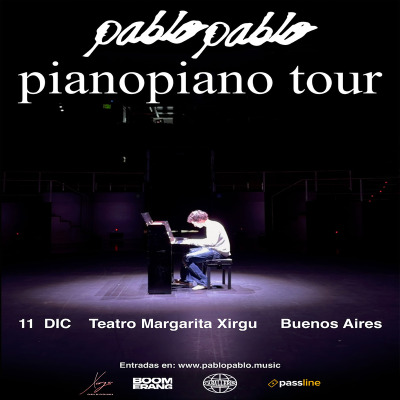 Flyer de Pablopablo presenta ¨Pianopiano Tour¨