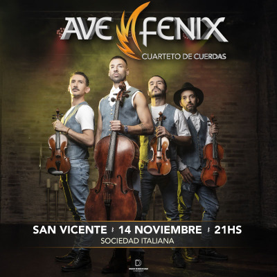 Flyer de Ave Fenix - Cuarteto De Cuerdas