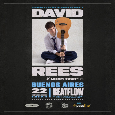 Flyer de DAVID REES en BUENOS AIRES ARGENTINA - LATAM TOUR 2026