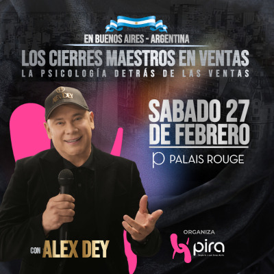 Flyer de LOS CIERRES MAESTROS EN VENTAS CON ALEX DEY