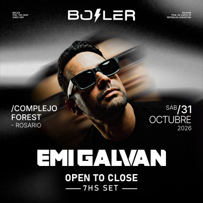 Flyer de EMI GALVAN ALL NIGHT LONG - 7HS SET