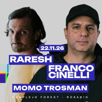 Flyer de RARESH & FRANCO CINELLI