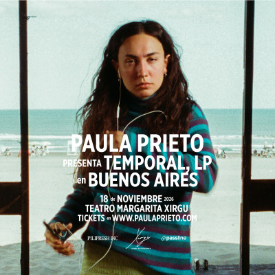 Flyer de PAULA PRIETO presenta TEMPORAL, LP en Buenos Aires