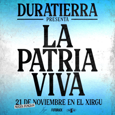 Flyer de Duratierra presenta su nuevo disco