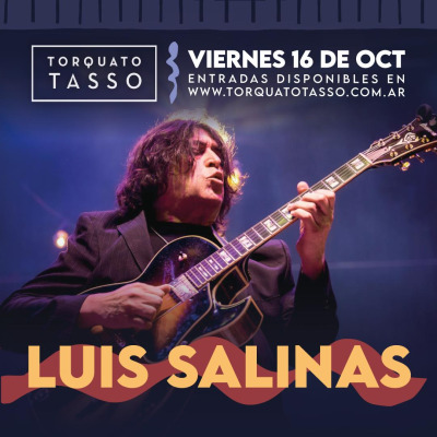 Flyer de Luis Salinas