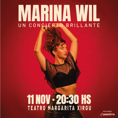 Flyer de Marina Wil - Un concierto brillante