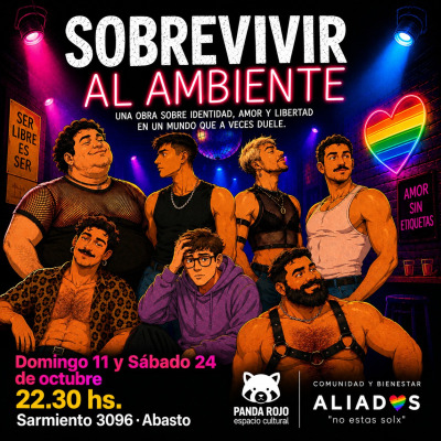 Flyer de Sobrevivir al Ambiente Vol. I - 24 de octubre de 2026