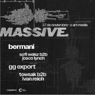 Flyer de MASSIVE