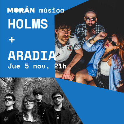 Flyer de Holms & Aradia #música