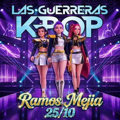 Flyer de LAS GUERRERAS KPOP - RAMOS MEJIA