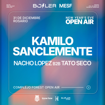 Flyer de NEW YEAR EVE - KAMILO SANCLEMENTE