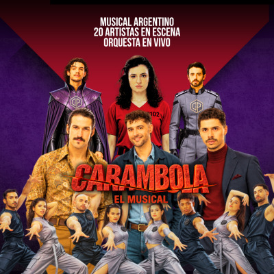 Flyer de Carambola, el Musical - Martes 20 de octubre de 2026