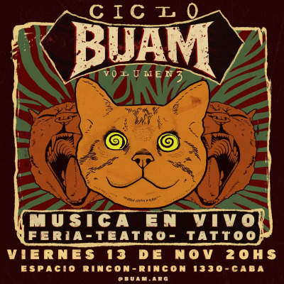 Flyer de Ciclo BUAM - Vol. 3