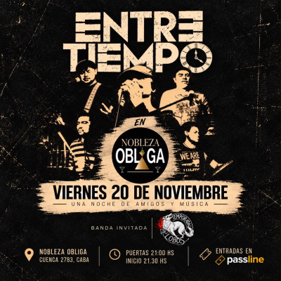 Flyer de ENTRETIEMPO En Vivo