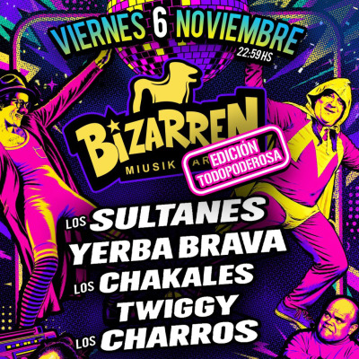 Flyer de BIZARREN MIUSIK PARTI - 6 de Noviembre de 2026