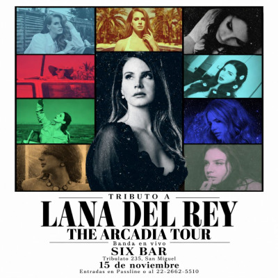 Flyer de LANA DEL REY EN SAN MIGUEL – THE ARCADIA TOUR🌹