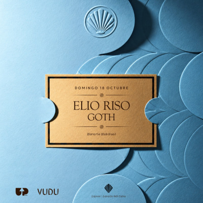 Flyer de LIGNEE -DOMINGO 18 - ELIO RISO - GOTH