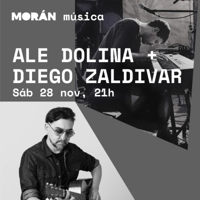 Flyer de Ale Dolina + Diego Zaldivar #música