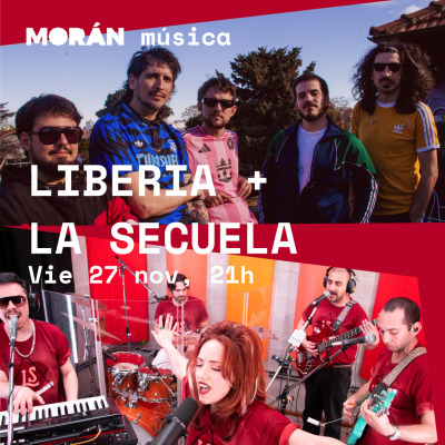 Flyer de La secuela + Liberia #música