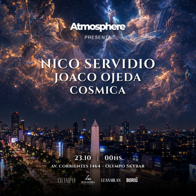 Flyer de Olympo Night 23-10-26 | Nico Servidio