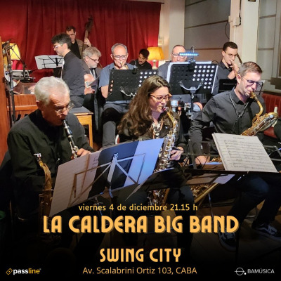 Flyer de La Caldera Big Band