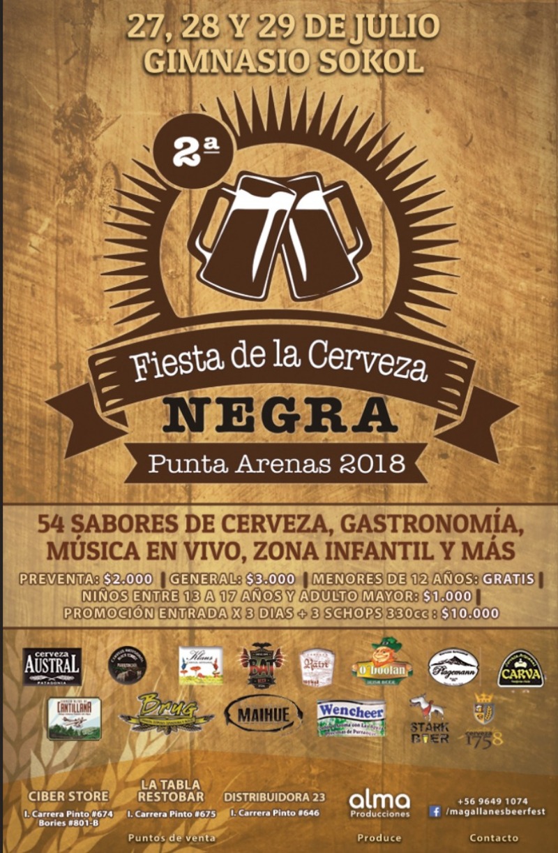 2da Fiesta de la Cerveza Negra Punta Arenas 2018