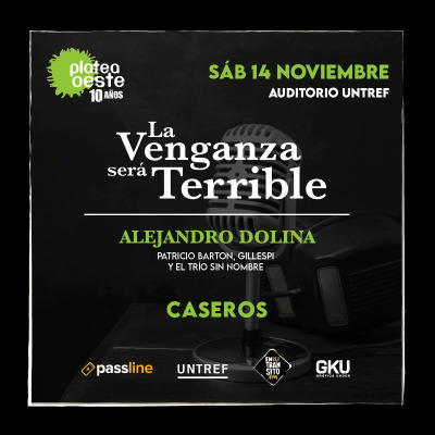 Flyer de Alejandro Dolina