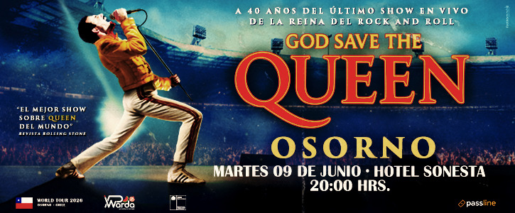Passline - God Save The Queen en Osorno