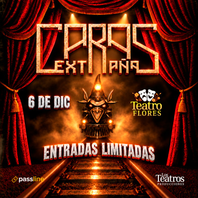 Flyer de CARAS EXTRAÑAS - 6 DE DICIEMBRE 2026