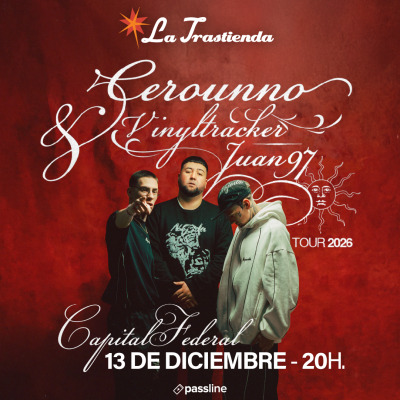 Flyer de CEROUNNO & VINYLTRACKER