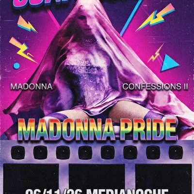 Flyer de CLUB CONFESSIONS MADONNA PRIDE