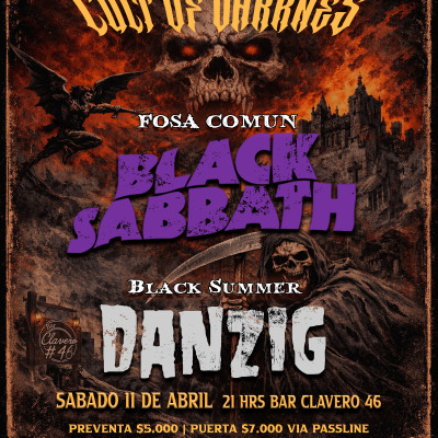 CULT OF DARKNESS - BLACK SABBATH - DANZIG - TRIBUTOS
