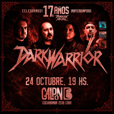 Flyer de Dark Warrior