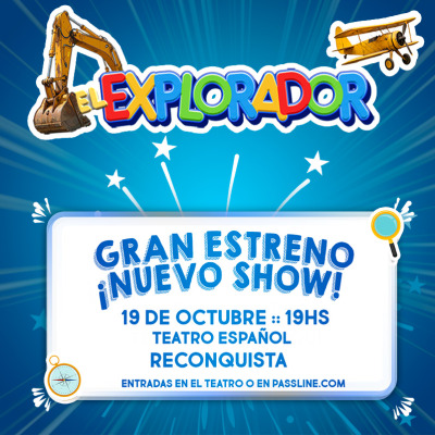 Flyer de EL EXPLORADOR en RECONQUISTA