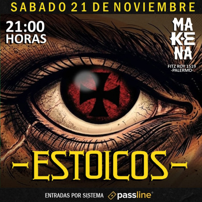 Flyer de ESTOICOS