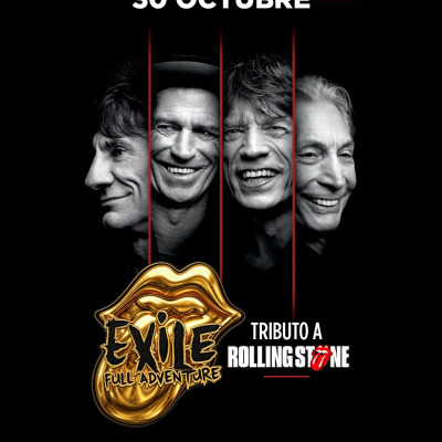 Flyer de EXILE VUELVE A MAKENA. NOCHE STONE 100%