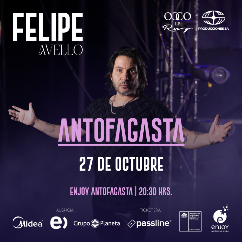 Flyer de Felipe Avello