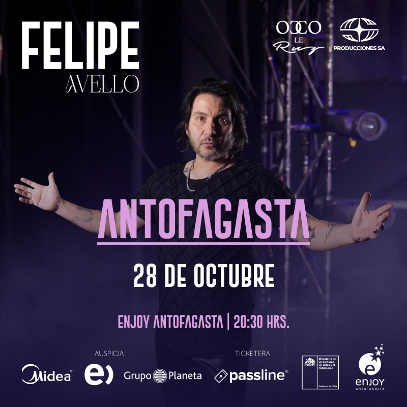 Flyer de Felipe Avello