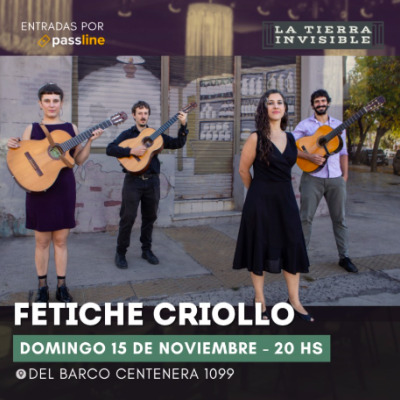 Flyer de FETICHE CRIOLLO