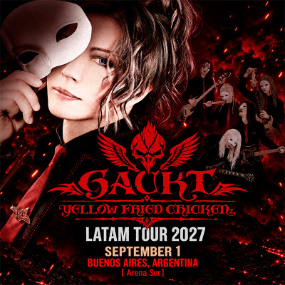 Flyer de GACKT EN BUENOS AIRES