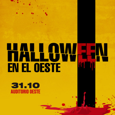 Flyer de HALLOWEEN 31/10 EN EL OESTE X EL AGITE